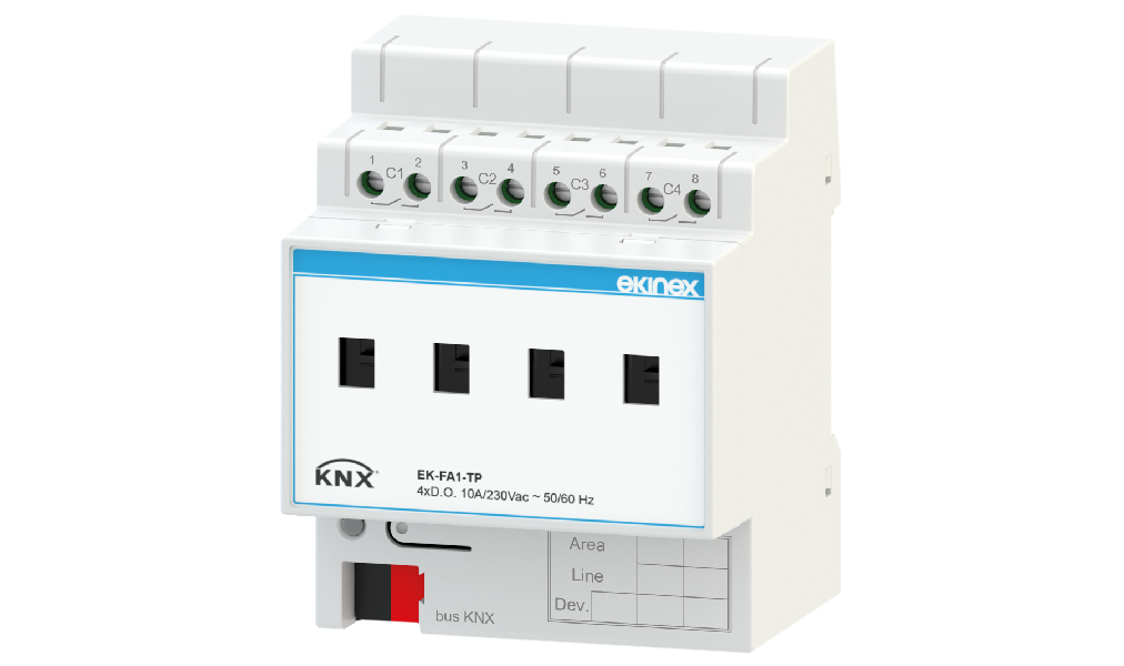 Ekinex 4-fold binary output · Կառավարման սարք