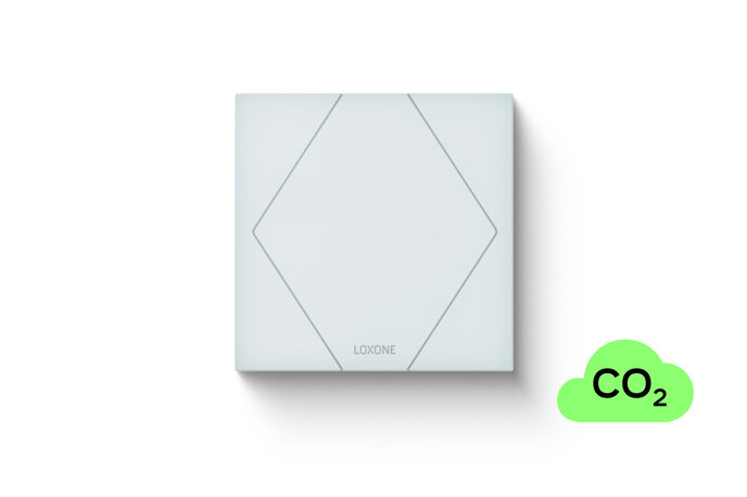 Loxone Touch Pure Classic CO2 Tree Signal White