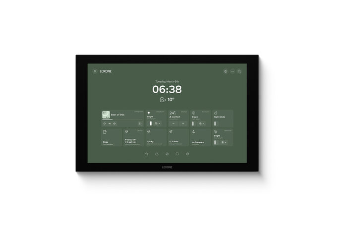 Loxone Wall Display 10" · Устройство управления