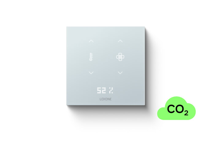 Loxone Touch Pure Flex 24V CO2 Air Signal White · Устройство управления