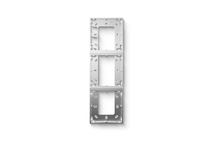Loxone Mounting Frame 3-Way Silver