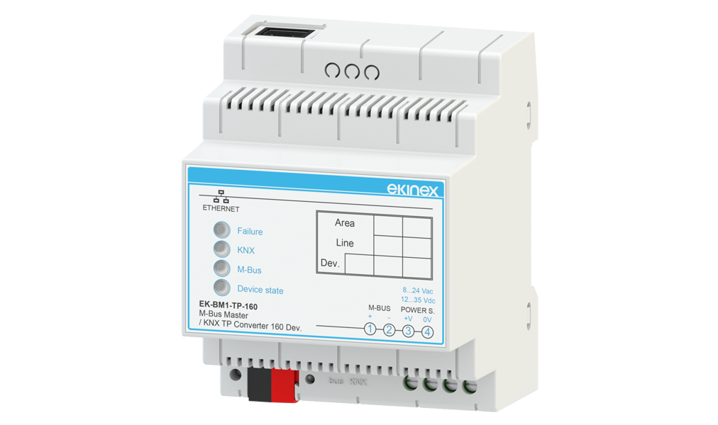 Ekinex M-Bus Master - KNX gateway · Կառավարման սարք