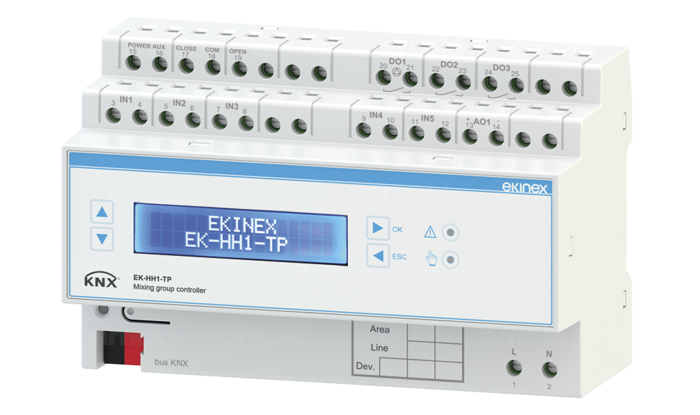 Ekinex Mixing group controller · Կլիմայի կառավարում