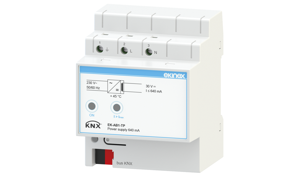 Ekinex KNX bus power supply 640 mA · Հաշվիչ / սնուցման բլոկ