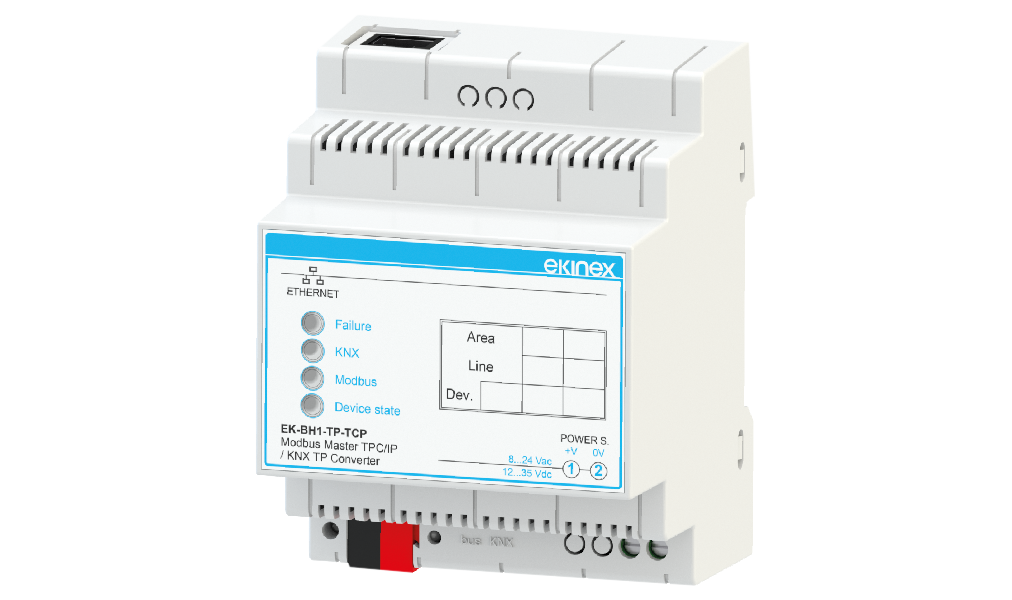 Ekinex Gateway Modbus TCP/IP master - KNX · Կառավարման սարք