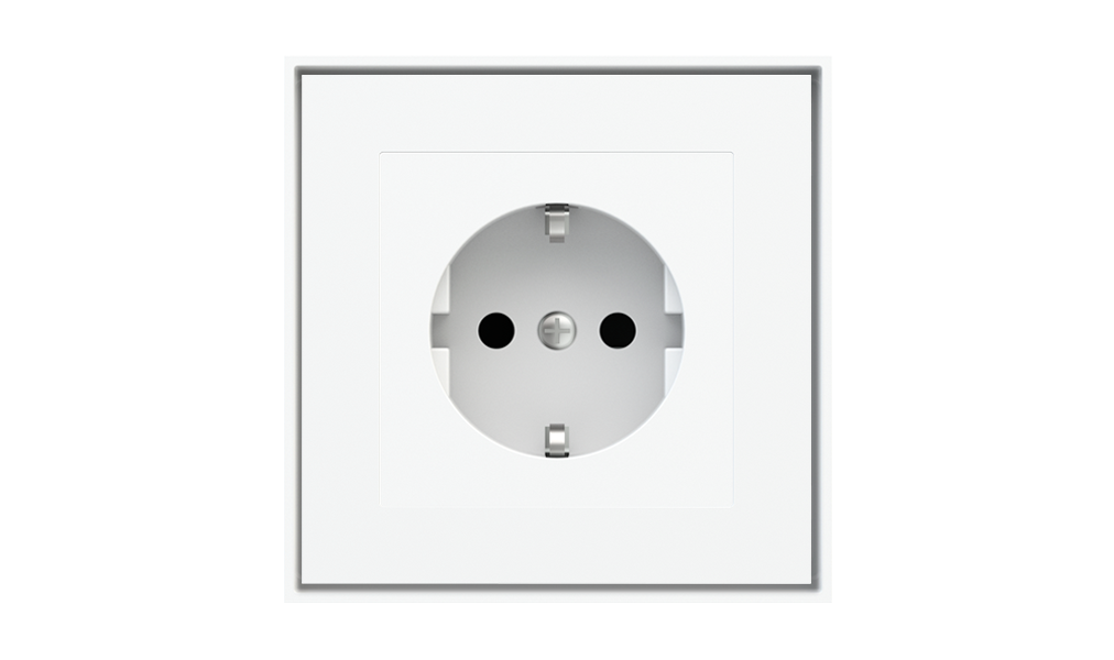 Ekinex Square socket point (55x55 mm module) - Schuko · Устройство управления