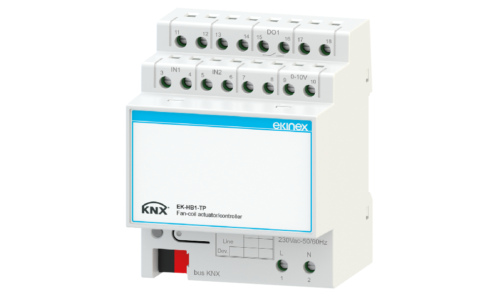 Ekinex Fancoil controller 0-10 V · Կլիմայի կառավարում