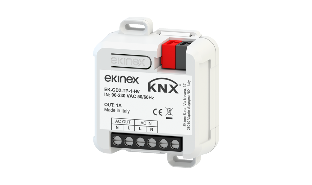 Ekinex KNX Dimmer 90-230V~50/60Hz 1-channel · Управление освещением