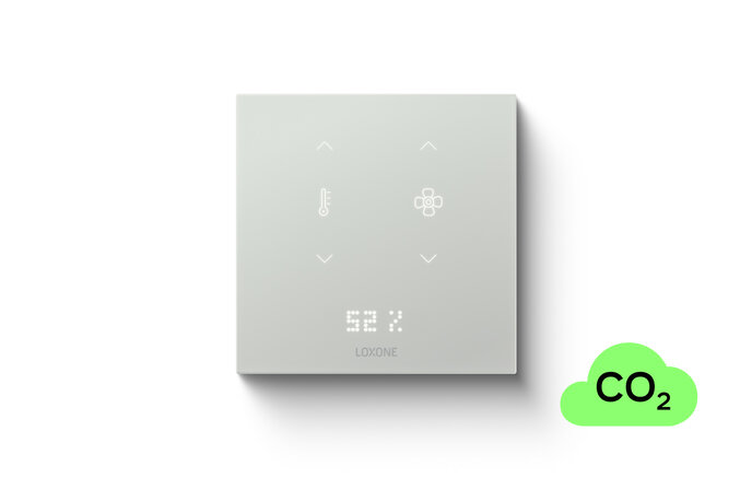 Loxone Touch Pure Flex 24V CO2 Air Velvet White