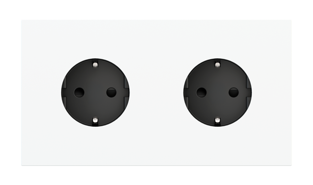 Ekinex Proxima · Power socket for 2-fold plate - DE, FR, IL · Устройство управления