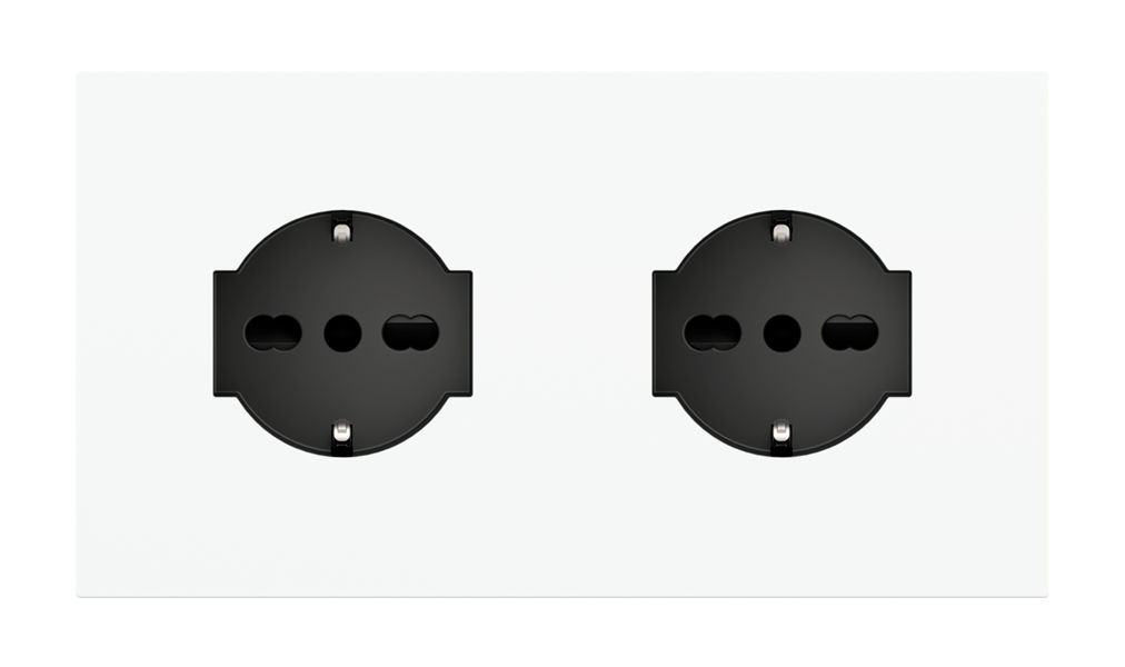 Ekinex Proxima · Power socket for 2-fold plate - IT · Կառավարման սարք