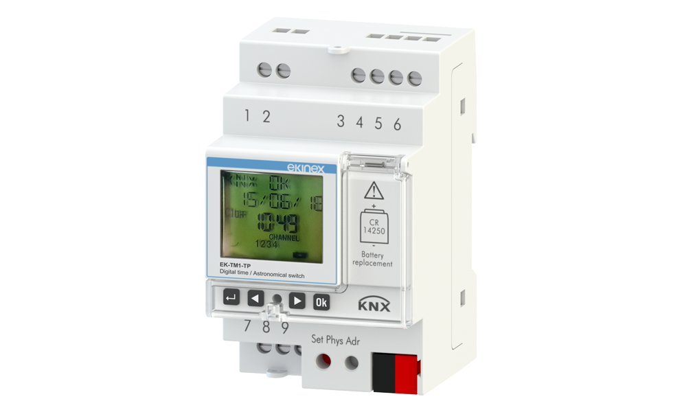 Ekinex Digital time/astronomical switch · Կառավարման սարք