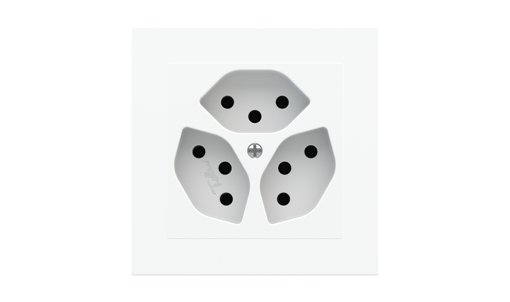 Ekinex Square DEEP technopolymer face plate - compatible with standard CH sockets · Устройство управления