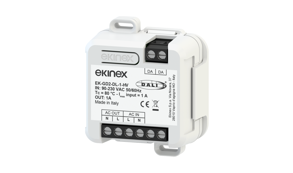 Ekinex DALI Dimmer 90-230V~50/60Hz 1-channel · Управление освещением