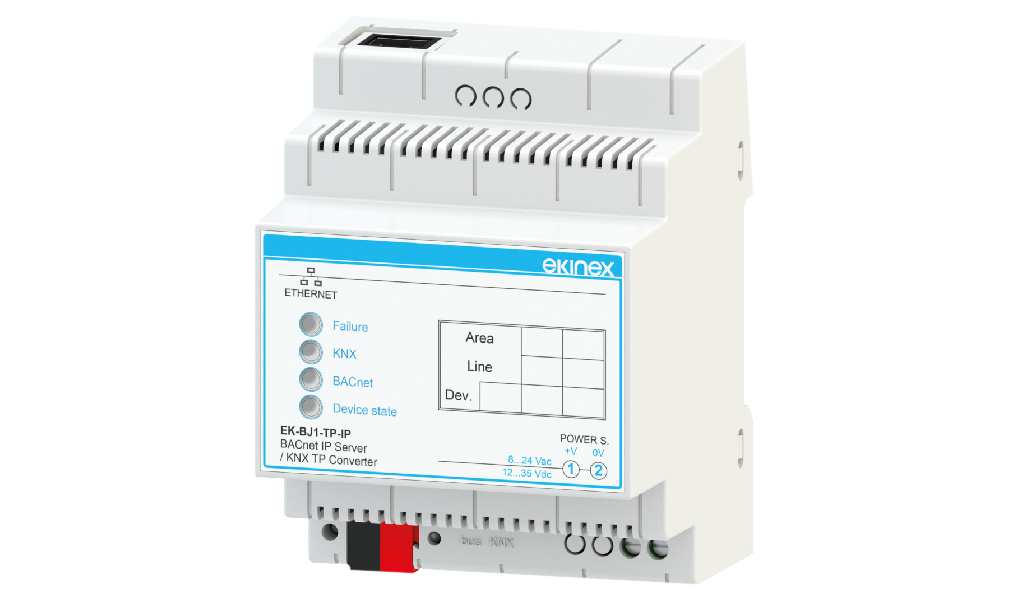 Ekinex Gateway BACnet IP server - KNX · Կառավարման սարք