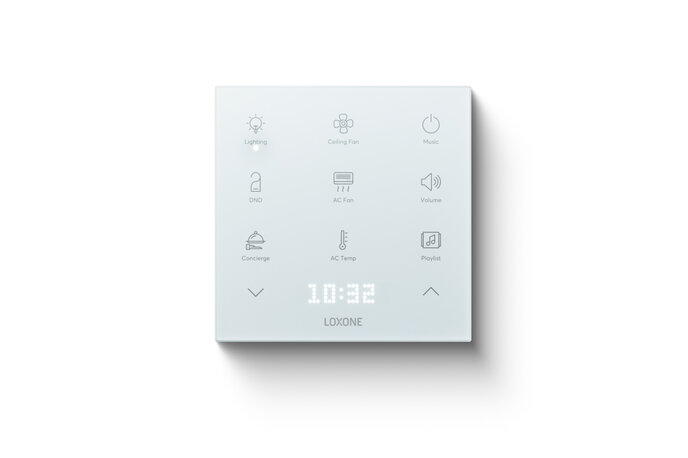 Loxone Touch Pure Flex Battery Air Signal White · Կառավարման սարք